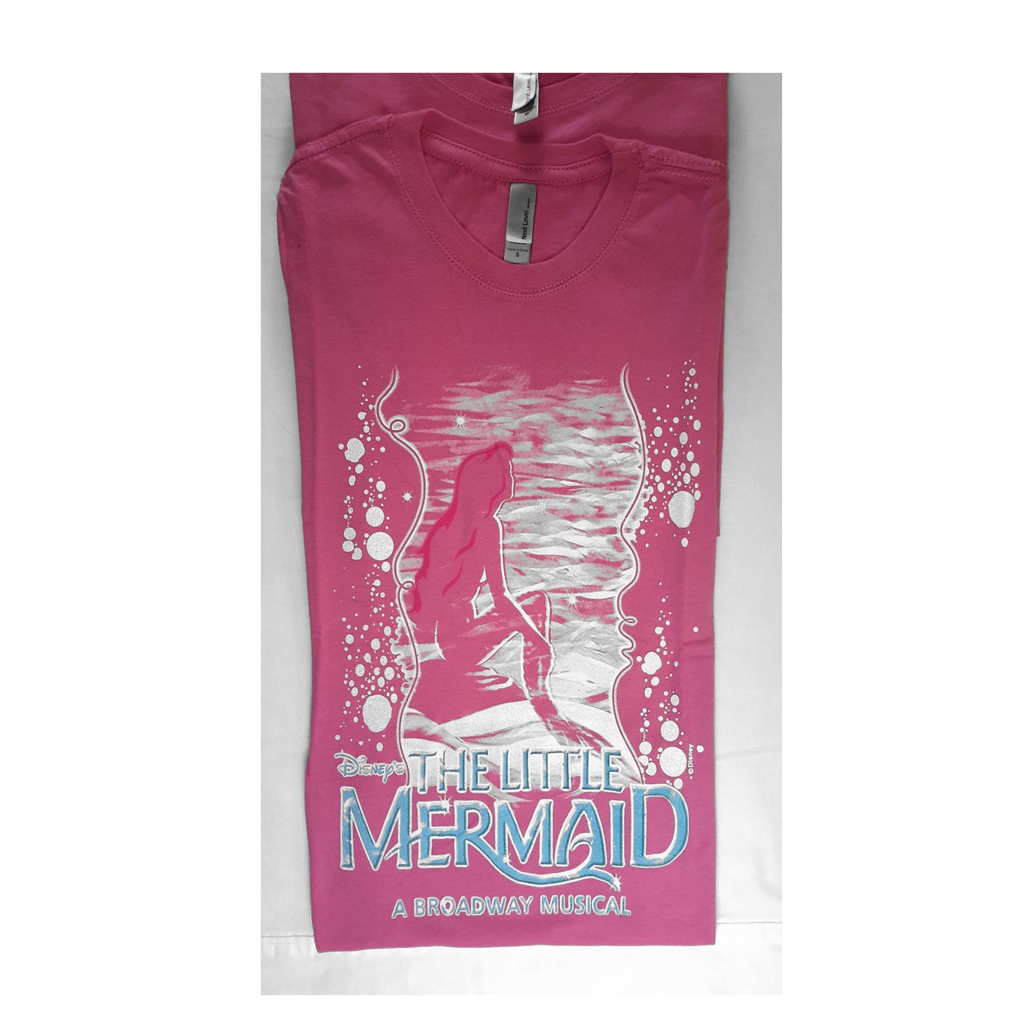 Wholesale Lot Disney My Little Mermaid Pink T-shirts Mixed Adult sizes Manifested Brand New Overstock