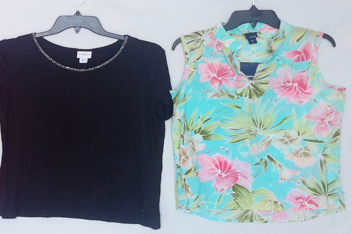 Wholesale Sample Lot of 50 Brand New Assorted Womens Tops Shirts Clothing